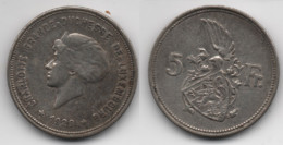 + LUXEMBOURG  + 5 FRANCS 1929 + ARGENT + - Luxembourg