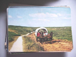 Nederland Holland Pays Bas Ameland Met Huifkar Door De Duinen - Ameland