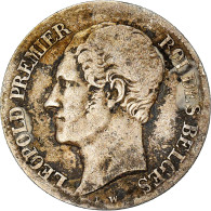 Monnaie, Belgique, Leopold I, 20 Centimes, 1853, TB+, Argent, KM:19 - 20 Centimes