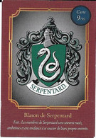 Carte Harry Potter Auchan N°9 Serpentard - Harry Potter