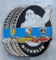 1 PINS SUPERBE PIN'S MICHELIN,FERRARI, PORCHE, LAMBORGHINI, 5cm - Ferrari