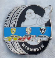 1 PINS SUPERBE PIN'S MICHELIN,FERRARI, PORCHE, LAMBORGHINI, 5cm - Ferrari