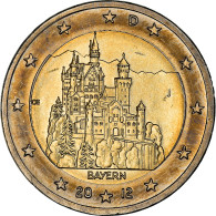 République Fédérale Allemande, 2 Euro, BAYERN, 2012, Hambourg, SUP+ - Allemagne