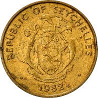 Monnaie, Seychelles, 5 Cents, 1982, British Royal Mint, TB, Laiton, KM:47.1 - Seychellen