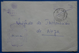 AC9 ESPANA  BELLE LETTRE   1984 OUTES + + AFFRANCHISSEMENT INTERESSANT - Storia Postale