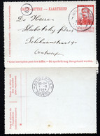 Belgique Carte-lettre SBLP #18 Mi.K20 Willebroeck - Anvers 1914 - Carte-Lettere
