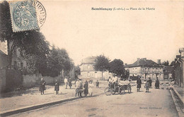 Semblançay       37        Place De La Mairie. Tricycle A Moteur          (voir Scan) - Semblançay