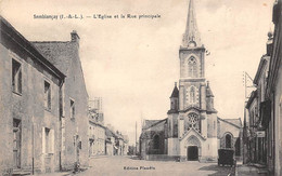 Semblançay       37          L'église Et La Rue Principale            (voir Scan) - Semblançay