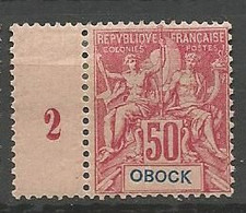 OBOCK N° 39 NEUF* TRACE DE CHARNIERE  / MH - Unused Stamps