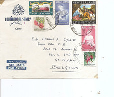Nouvelle -zélande ( Lettre Par Avion De 1963 De Christchurch Vers La Belgique à Voir) - Cartas & Documentos