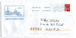 Entier Postal PAP Repiqué Calvados Lisieux Cercle Philatélique Lexovien - Prêts-à-poster:private Overprinting