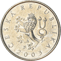 Monnaie, République Tchèque, Koruna, 2003, TB+, Nickel Plated Steel, KM:7 - Czech Republic