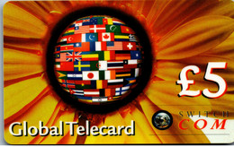 17659 - Großbritannien - Global Telecard , Switch Com - BT Schede Mondiali (Prepagate)