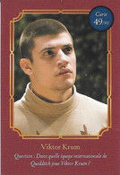 Carte Harry Potter Auchan N°49 Viktor Krum - Harry Potter