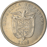 Monnaie, Panama, 1/4 Balboa, 2008, TTB, Copper-Nickel Clad Copper, KM:128 - Panama