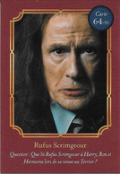 Carte Harry Potter Auchan N°64 Rufus Scrimgeour - Harry Potter