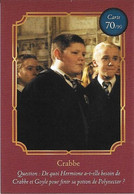 Carte Harry Potter Auchan N°70 Crabbe - Harry Potter