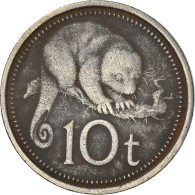 Monnaie, Papua New Guinea, 10 Toea, 1975, TB+, Copper-nickel, KM:4 - Papúa Nueva Guinea