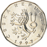 Monnaie, République Tchèque, 2 Koruny, 1997, TB+, Nickel Plated Steel, KM:9 - Tchéquie