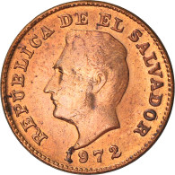 Monnaie, El Salvador, Centavo, 1972, TTB+, Bronze, KM:135.1 - El Salvador