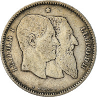 Monnaie, Belgique, Leopold II, Franc, 1880, TTB, Argent, KM:38 - 1 Frank