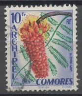 Comores - Comoros - Komoren 1958 Y&Tn°16 - Michel N°39 (o) - 10f Colvilea - Used Stamps