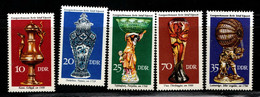 Q005J - DDR - 1976 - SC#: 1764-1768 - MNH - ARTISTIC HANDICRAFT WORKS - Verres & Vitraux