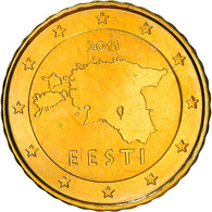 Estonia, 10 Euro Cent, 2011, Vantaa, SPL+, Laiton, KM:64 - Estonia