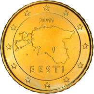 Estonia, 10 Euro Cent, 2011, Vantaa, SUP+, Laiton, KM:64 - Estonie