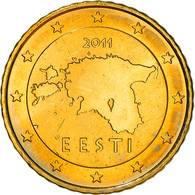 Estonia, 50 Euro Cent, 2011, Vantaa, TTB+, Laiton, KM:66 - Estonie