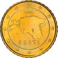 Estonia, 10 Euro Cent, 2011, Vantaa, TTB+, Laiton, KM:64 - Estonie