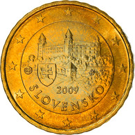 Slovaquie, 10 Euro Cent, 2009, Kremnica, TTB+, Laiton, KM:98 - Slowakije