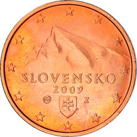 Slovaquie, 2 Euro Cent, 2009, Kremnica, SUP+, Copper Plated Steel, KM:96 - Slovaquie