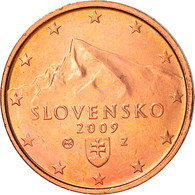 Slovaquie, 2 Euro Cent, 2009, Kremnica, TTB+, Copper Plated Steel, KM:96 - Slowakije