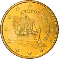 Chypre, 50 Euro Cent, 2008, SPL+, Laiton, KM:83 - Cyprus