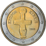 Chypre, 2 Euro, 2008, SUP+, Bi-Metallic, KM:85 - Cyprus