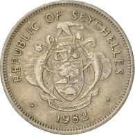 Monnaie, Seychelles, Rupee, 1982, British Royal Mint, TB+, Copper-nickel - Seychelles
