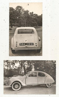 Cp , Automobile , BERLINETTE PLASTIQUE D. F. , Jean DAGNOLET ,ateliers De FAVEROLLES ,Marne, LOT DE 2 CARTES POSTALES - Passenger Cars