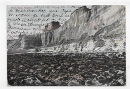 (RECTO / VERSO) BRIGHTON EN 1908 - BLACK ROCK - BEAUX TIMBRES ET CACHET - CPA COULEUR - Brighton