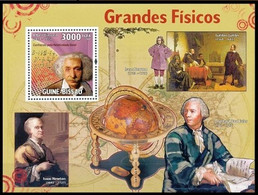 Guinée-Bissau - Les Physicien / De Natuurkundige - Galilée - Albert Einstein - Newton - Leonhard Euler - Albert Einstein