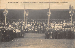 08-FLOING- SEDAN- 1er SEP 1870/1910- INAUGURATION DU MONUMENT DES BRAVES GENS - Sedan