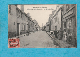 Saint-Just-des-Marais, 1908. - La Grande Rue. - Café-Tabac Du Vélodrome. - Environs De Beauvais. - Other Municipalities