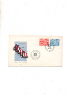 Oslo Norvege Timbres Premier Jour 28 2 1969 Nordsk Samarbeid - Briefe U. Dokumente