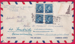 Kanada Brief Etwas Gebraucht, Gelaufen 1952/53 (Nr. 100) - 1903-1954 De Koningen