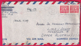 Kanada Brief Etwas Gebraucht, Gelaufen 1953 (Nr.101) - 1903-1954 Könige