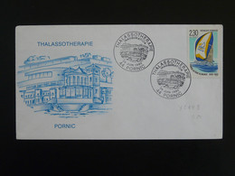 Lettre Cover Centre De Thalassothérapie Pornic 44 Loire Atlantique 1990 - Thermalisme