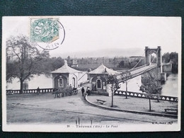 01, Trévoux,  Le Pont  ,vue Générale En 1907 - Trévoux