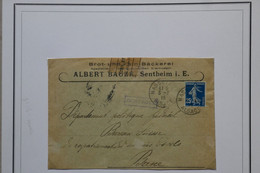 AC10   ELSASS ALSACE BELLE LETTRE CENSUREE 1915 DURRENBACH  POUR  BERNE SUISSE + + AFFRANCH. PLAISANT - Autres & Non Classés