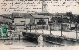 CPA   55  PIERREFITTE-SUR-AIRE VUE DU PONT DE L'AIRE---1907 - Pierrefitte Sur Aire