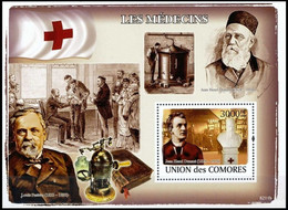 Comores** - Les Médecins / De Artsen / Die Ärzte / The Doctors - Henry Dunant - Louis Pasteur - Louis Pasteur